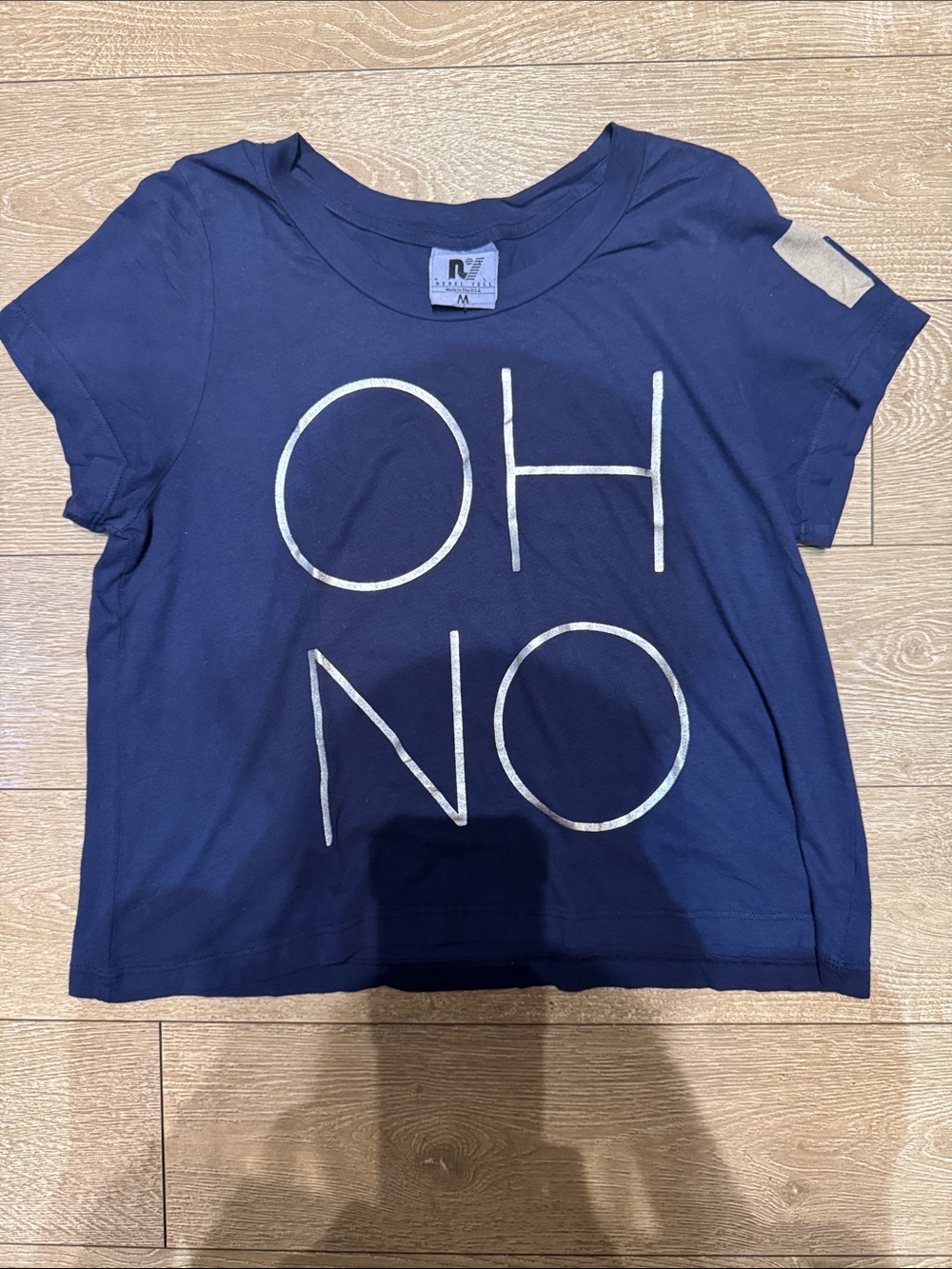 Rebel Yell Navy Short-Sleeve OH NO Tee!